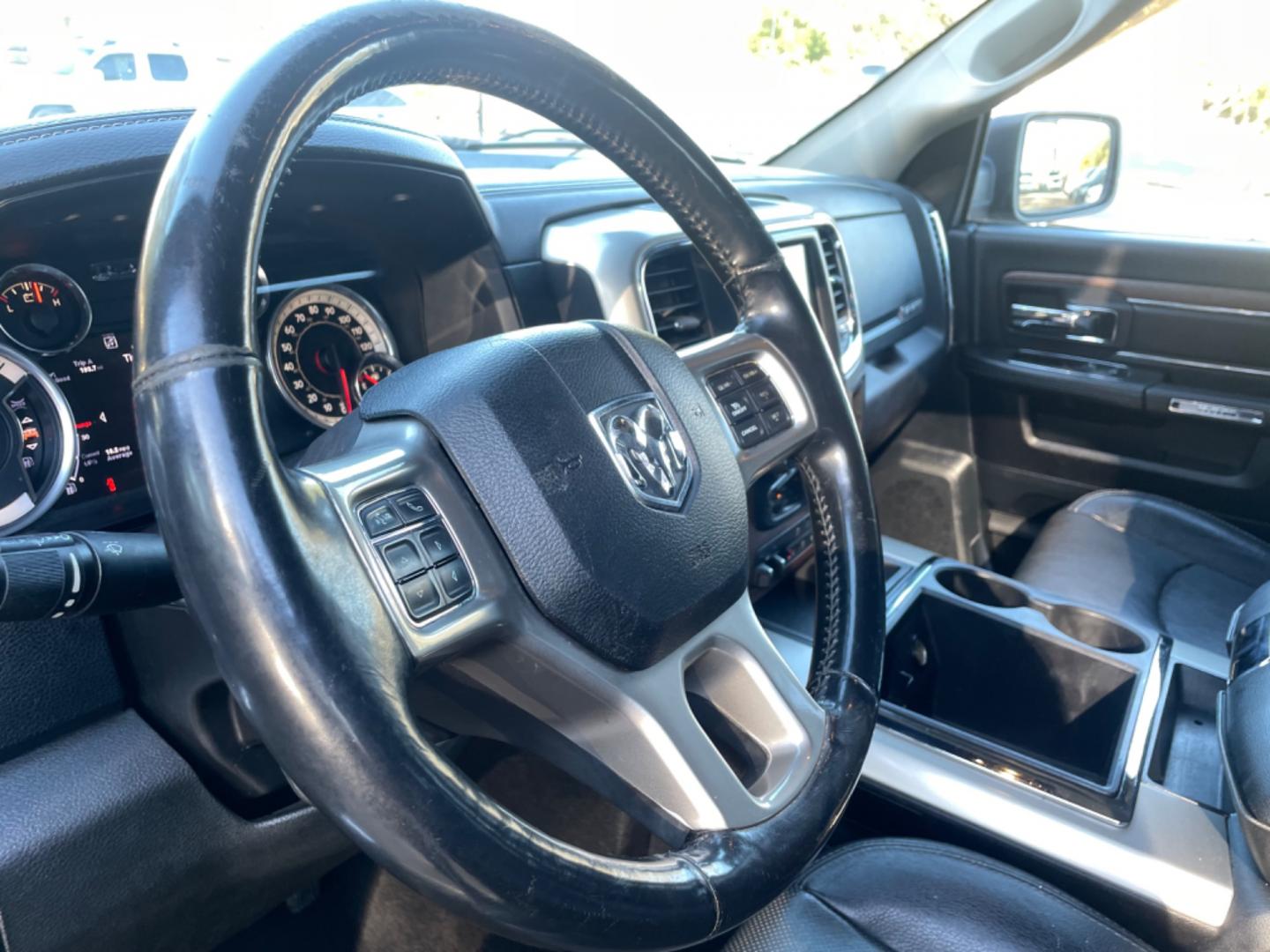 2014 BLACK RAM 1500 LARAMIE (1C6RR6VTXES) with an 5.7L engine, Automatic transmission, located at 5103 Dorchester Rd., Charleston, SC, 29418-5607, (843) 767-1122, 36.245171, -115.228050 - Photo#20